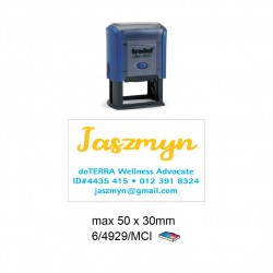 Multi Color Self Inking Stamp 4929, 50x30MM